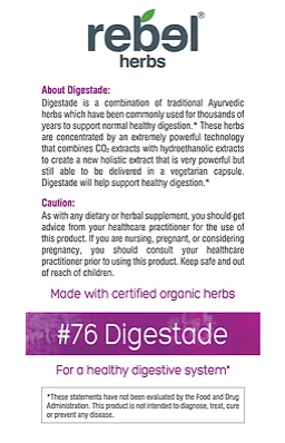 Digestade 60 capsules for healthy digestion