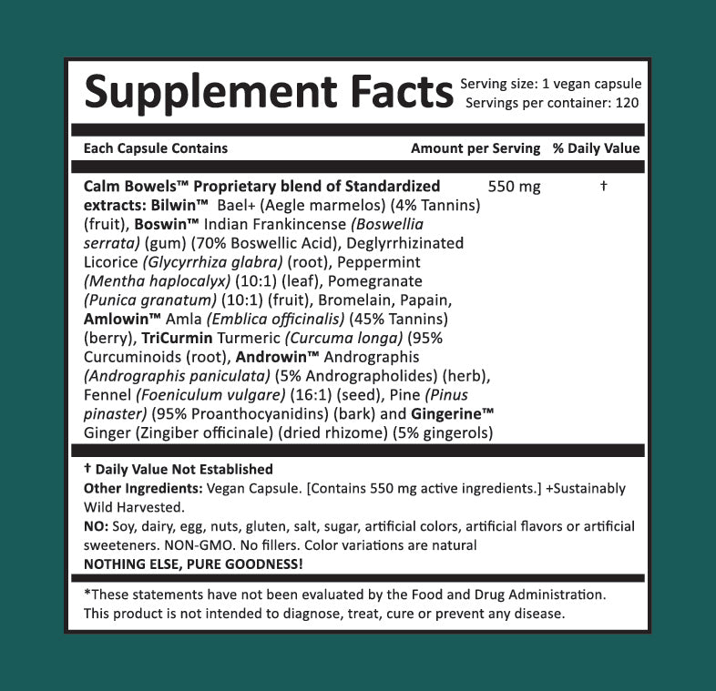 Calm Bowels (Gastrointestinal Comfort)