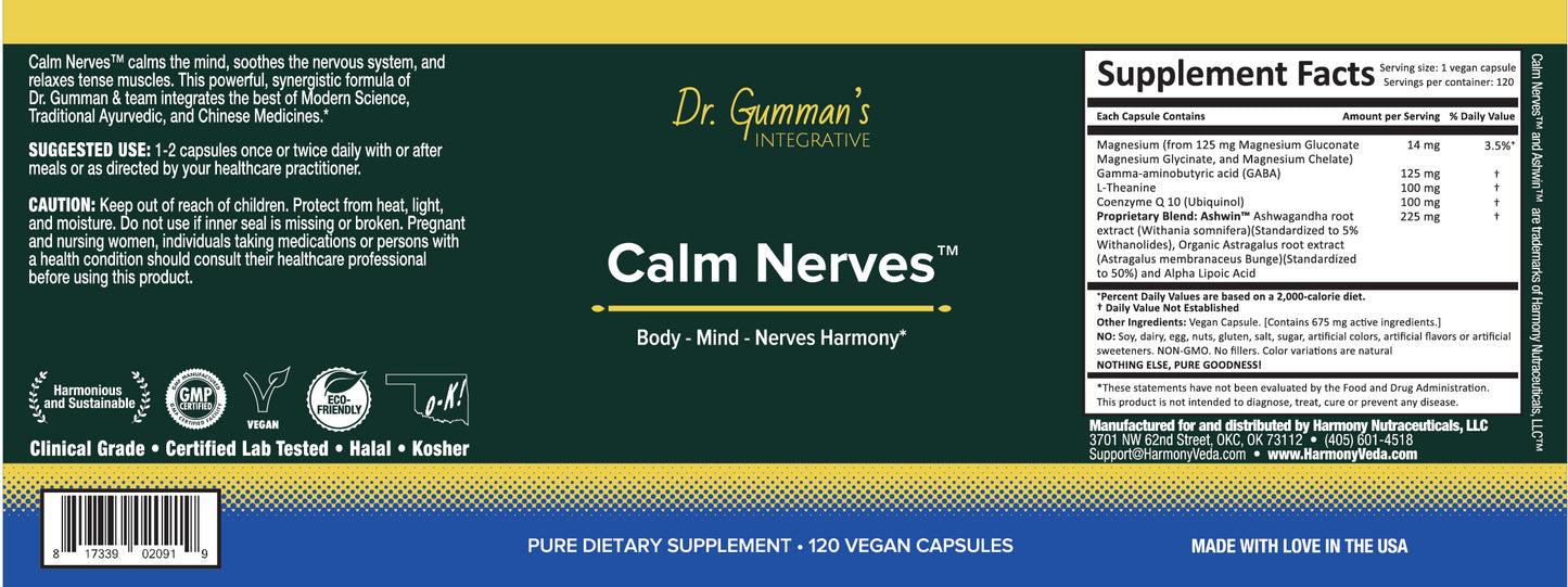 Calm Nerves (Relax Mind-Soothe Nerves)