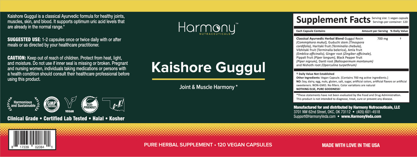 Guggul: Kaishore (Joint & Muscle Harmony)