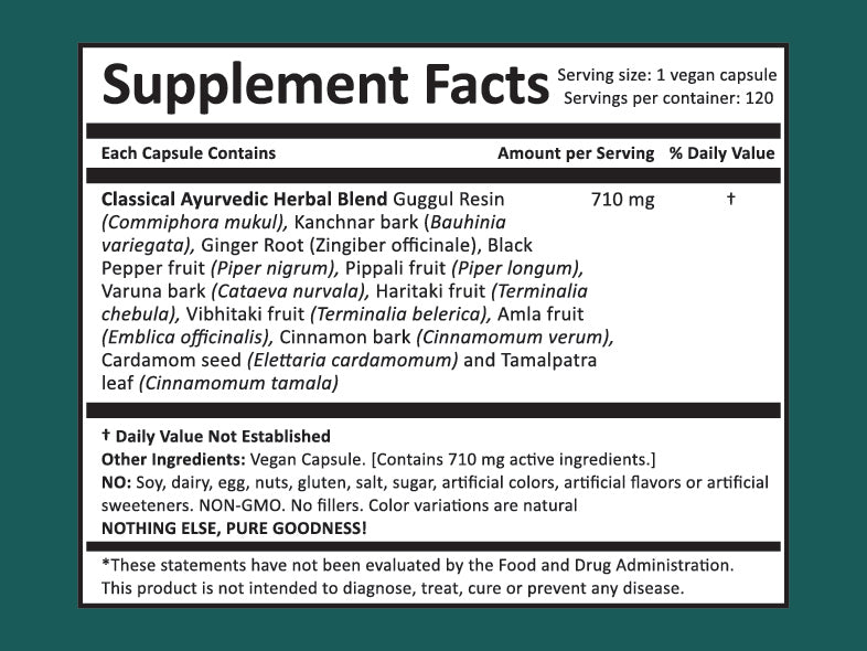 Guggul: Kanchnar (Thyroid-Glandular Harmony)