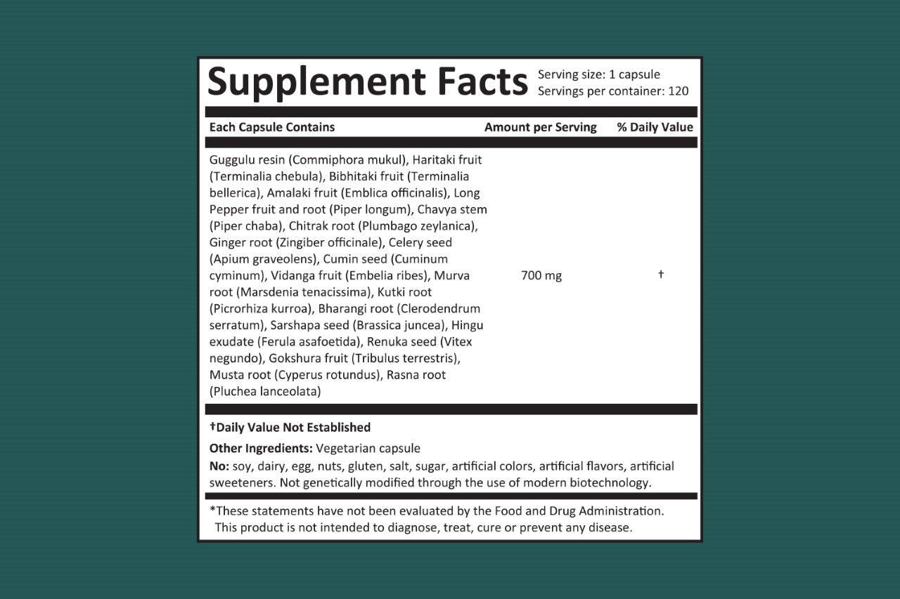 Guggul: Yogaraj (Joint & Nerve Harmony)